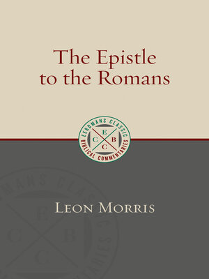 cover image of The Epistle to the Romans